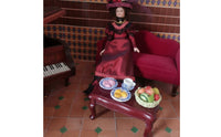 Historical Dollhouse Doll for Miniature Scene, Hobbyists, Collectors