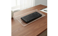 Acrylic Keyboard Riser Anti-Slip Transparent Keyboard Stand Easy to Use for Desk