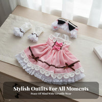 1/6 Scale Doll Dress Clothes Outfits Dress Set for Girls, Pretend Play, Cake Decoration