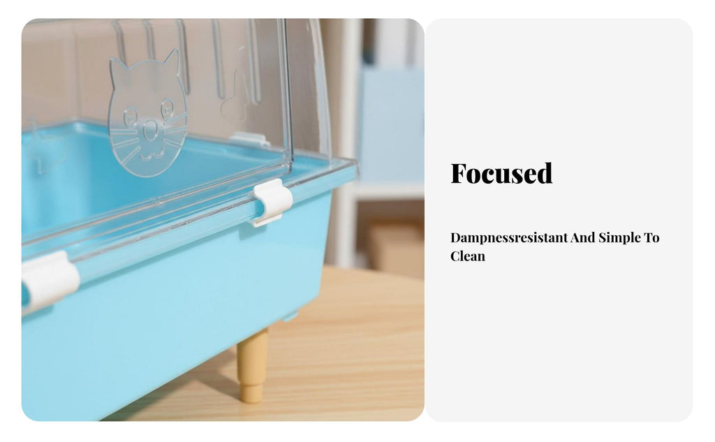 Transparent Hamster enclosure Clear View Transparent Introductory Kit Easy to Clean