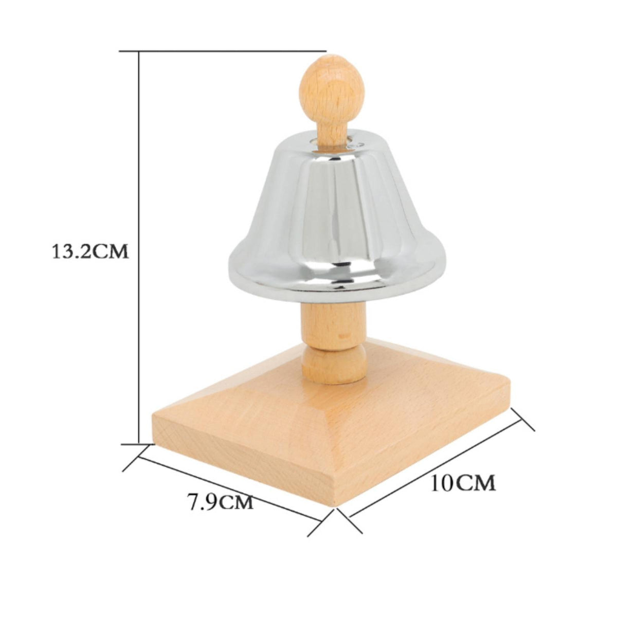 8 Note Chime Set Educational Desk Bells Long-Lasting for Home Learning, Kids