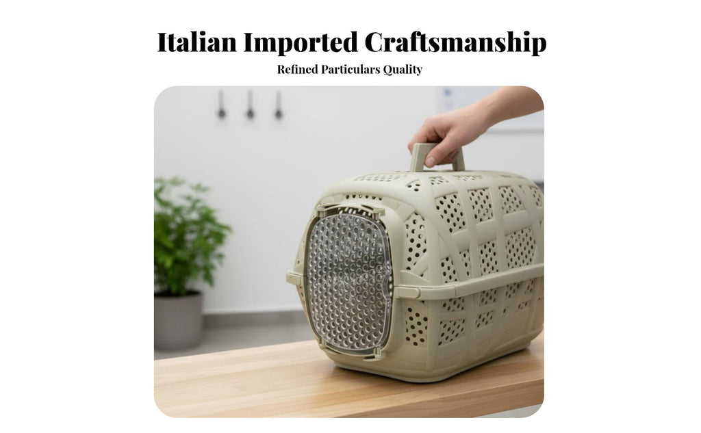Travel Pet Crate Lightweight Ventilated Transport Box Sturdy for Cat Owners