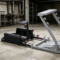 Pedal Stand with Shifter Mount Stable Steering Wheel Mount Frame Adjustable Gaming Gear for Enthusiasts