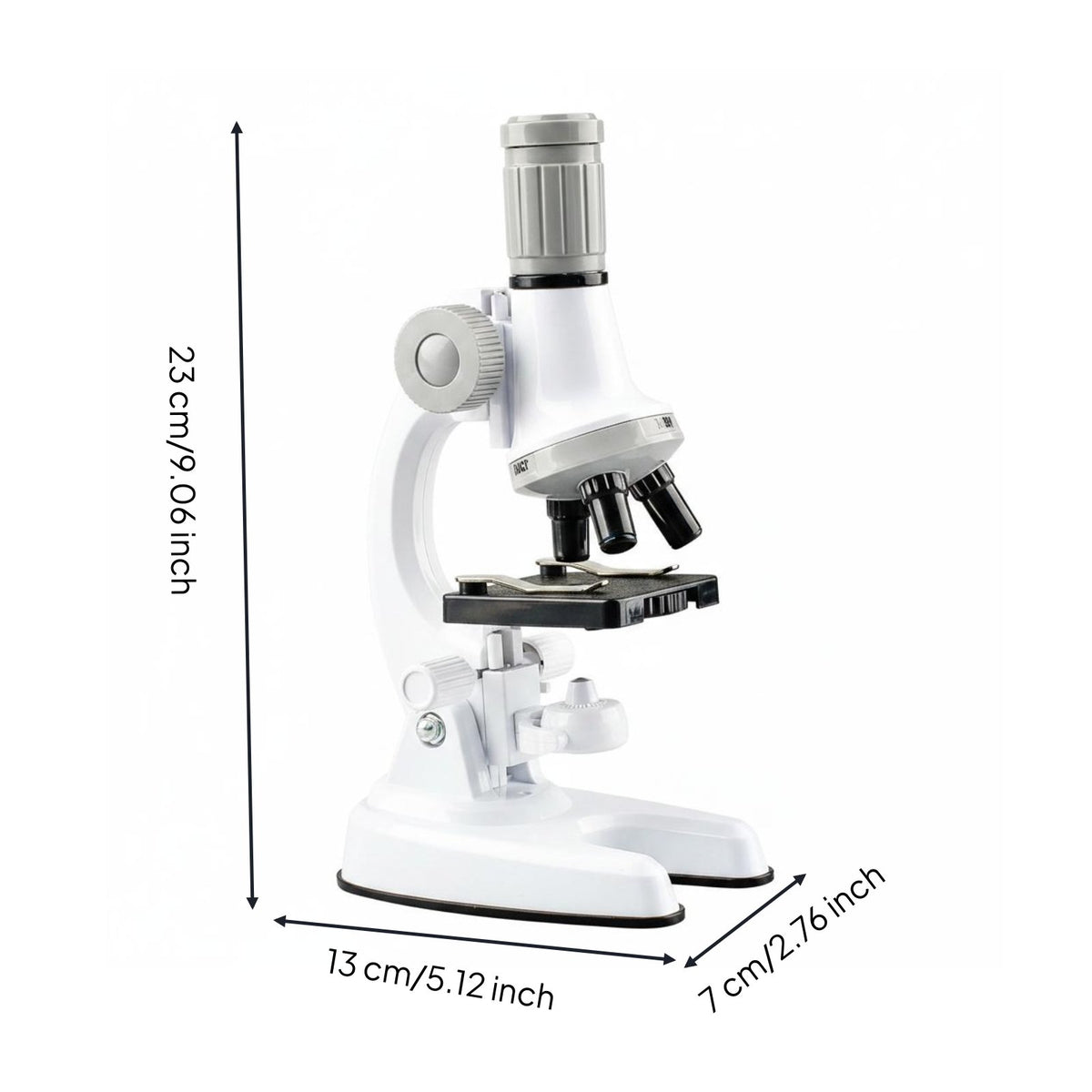1200x Scientific Microscope Set Gift Portable Kids Scientific Lens Easy to Use Educational Toy for School