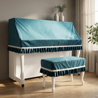 Piano Dust Cover Navy Electric Piano Cover Easy to Clean Music Accessory