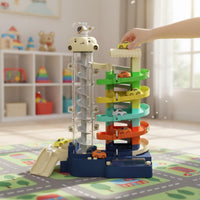 Multi-Level Car Garage Toy Lights and Music for Toddlers