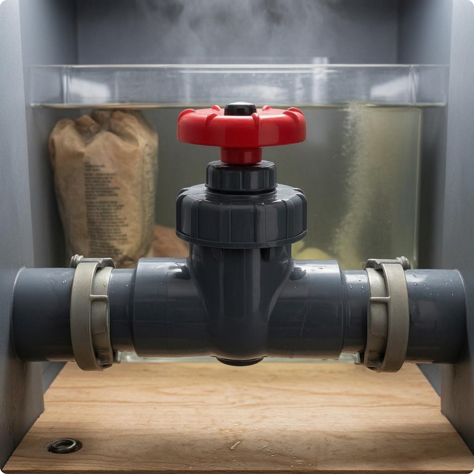 Aquarium Gate Valve Compact Aquatic Aquarium Plumbing Easy to Adjust