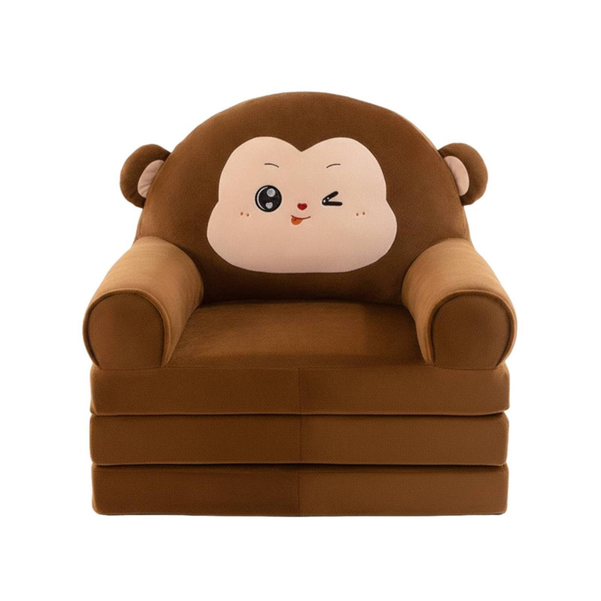 Padded Armchair 2-in-1 Kids Sofa Chair High Back Lightweight for Lounging