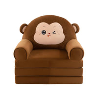 Padded Armchair 2-in-1 Kids Sofa Chair High Back Lightweight for Lounging