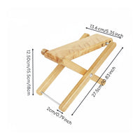 Adjustable Guitar Footrest Solid Wood Wooden Guitar Footrest Foldable