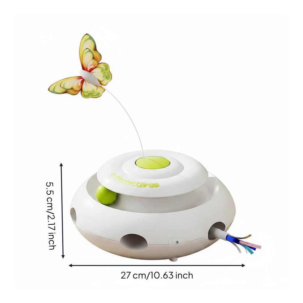 Interactive Feline Toy Multi-Feature Rolling Ball Feline Toy
