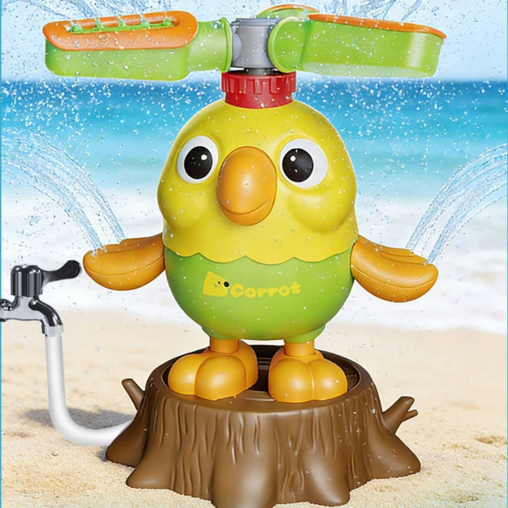 Parrot Sprinkler Swinging Parrot Spray Toy Hose Connected for Beach, Outdoor