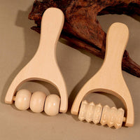 Wooden Massage Roller Portable and Lightweight Handheld Body Massager for Office