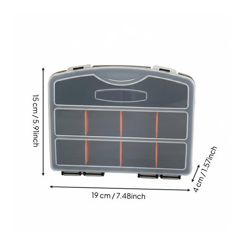 10-Grid Compartment Organizer Portable Screw Organizer Box Lightweight