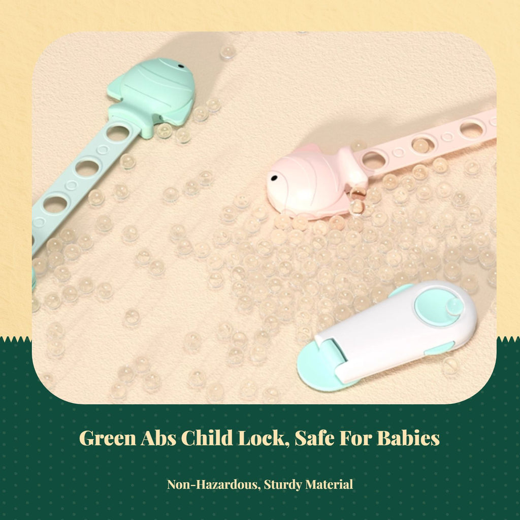 Kid Security Lock, Adjustable Cabinet Drawer Lock, Infant Protection, Screwless, Easy Installation, Multi-Purpose for Doors, Closets, Sliding Cabinets