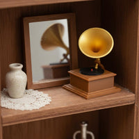 Vintage Gramophone Miniature Photography Prop Miniature Phonograph Model
