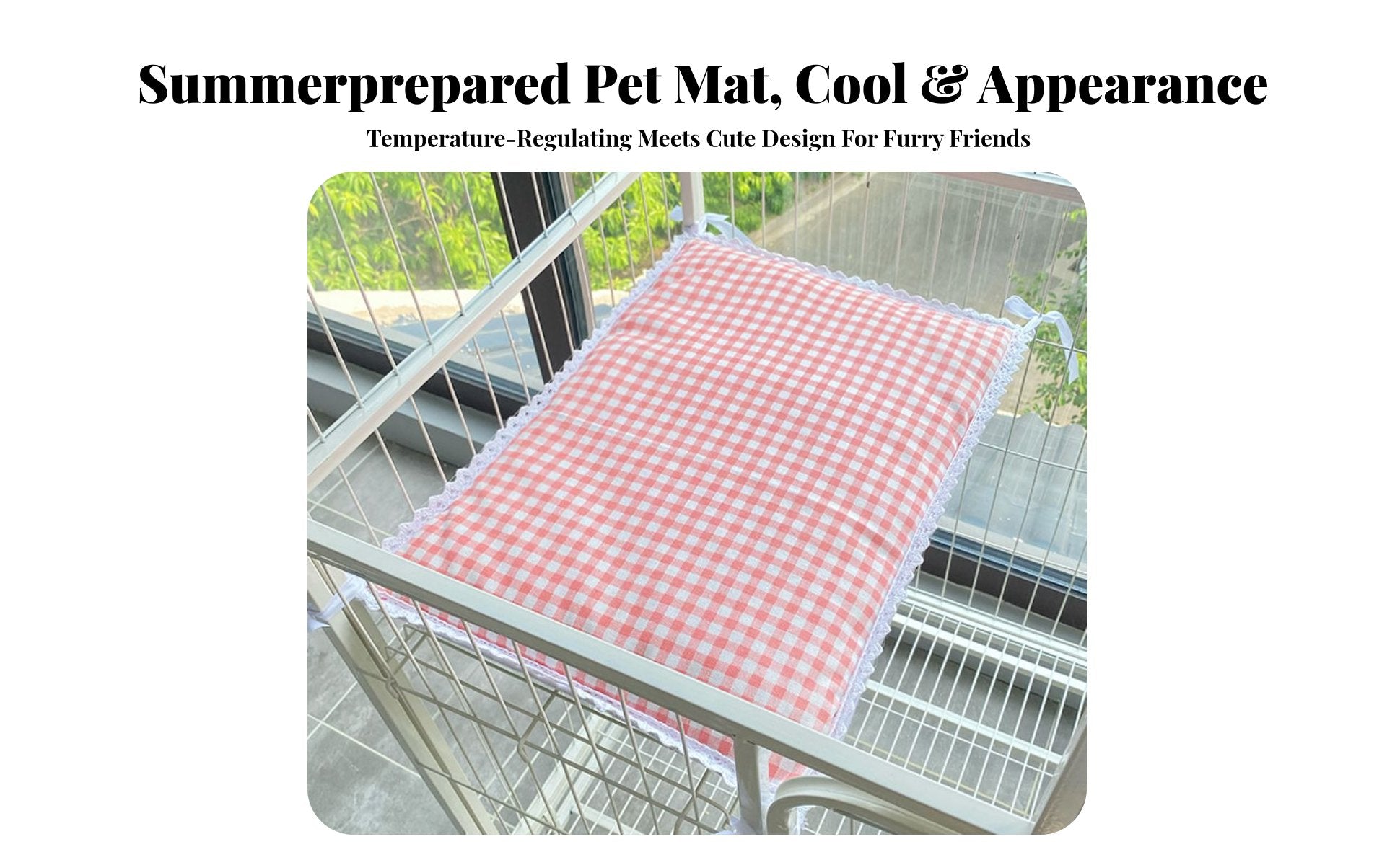 Woven Cooling Mat Breathable Woven Pet Mat resistant to wearResistant for Sofa