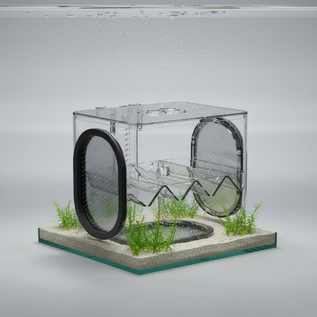 Aquatic Breeding Box Isolation Aquatic Hatchery Easy to Clean