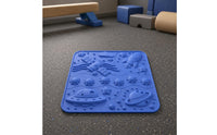 9 Pieces Textured Stepping Mats Embossed Pattern Textured Silicone Mat