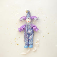 Ceramic Clown Figurine Souvenir Clown Doll Figurine Modern Art Design