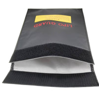 2 Pieces Explosionproof Battery Pouch Heat Resistant Fireproof Lipo Bag