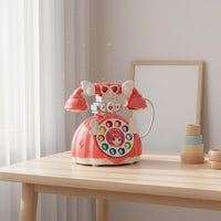 Princess Toy Phone Educational Musical Toy Telephone Retro Design for Children