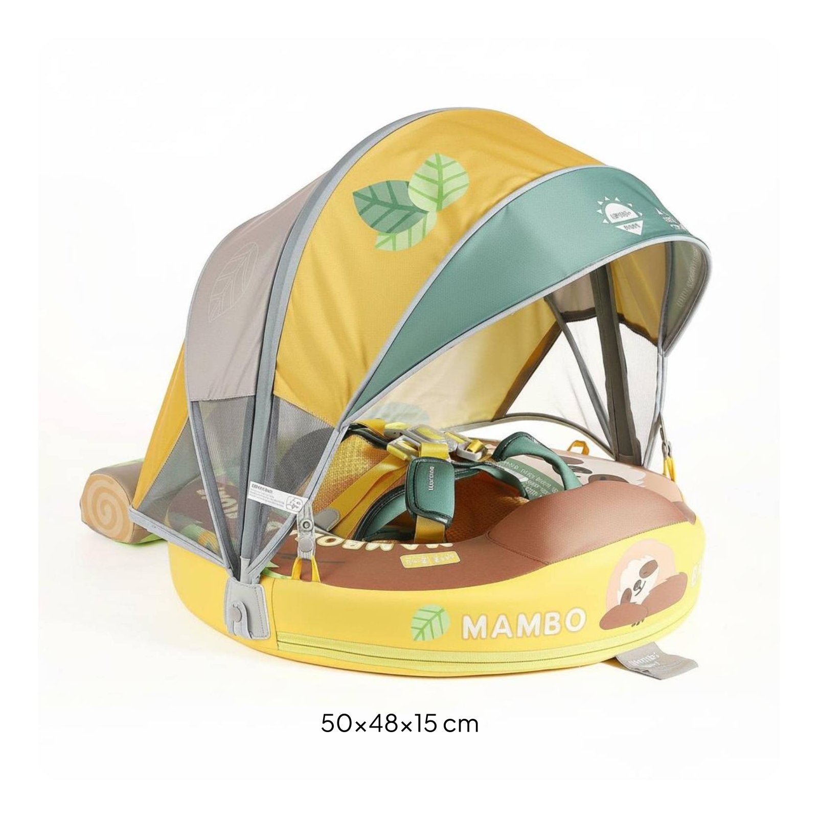 Infant Buoy Float with Sun Cover Portable Travel Design for Babies