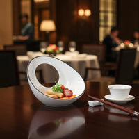 Melamine Plate Food Presentation Imitation Porcelain Plate Chip-Resistant Serving Platter for Banquet