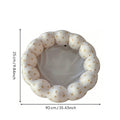 Portable Baby Pool Petal Shape Round Inflatable Ball Play Area Eco-Friendly PVC