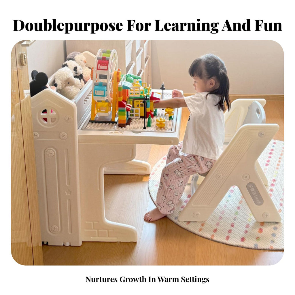 Bean-ShapedShaped Toddler Table Easy to Clean Surface kids' Furniture for Home Study