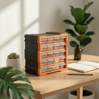 Mini Drawer Organizer Removable Divider Small Parts Bin Organizer Compact