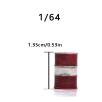 Oil Drum Model 1/64 Scale Resin Drum Cylindrical Figurine for Diorama