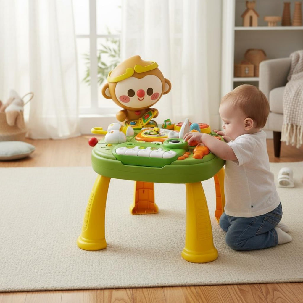Musical Activity Table Busy Board Design Interactive Baby Music Station