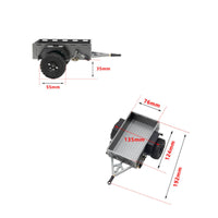 RC Utility Tow Cart Simulation Design Miniature Tow Cart Long-Lasting