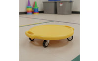 Round Board Anti Slip Four Wheel Scoot Board All-Direction Turning Wheels Children Balance for Preschoolers, Kids, Kindergarten, Indoor, Home