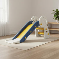 Folding Kids Slide Easy to Store Indoor Young Child Slide Stable Structure Play Equipment for Infants, Young Children