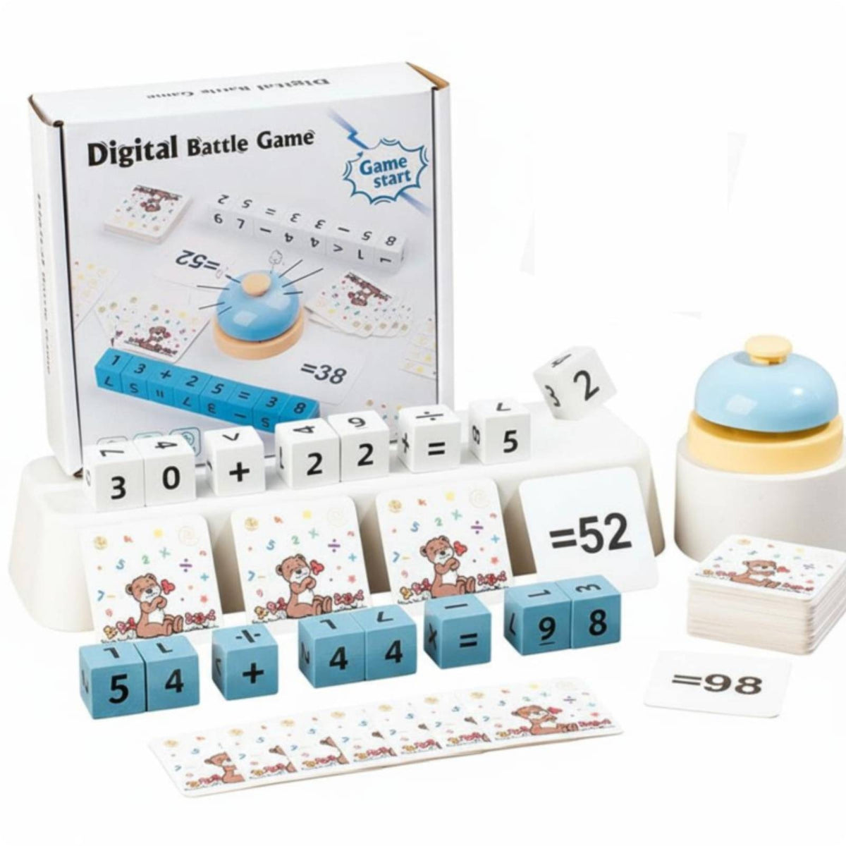 Arithmetic Battle Game Printed Educational Toy Colorful for Preschoolers