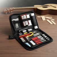 Guitar Repairing Maintenance Tool Kit Professional Grade Guitar Maintenance Kit Portable Carrying Case Luthier Repair Tools for Luthiers