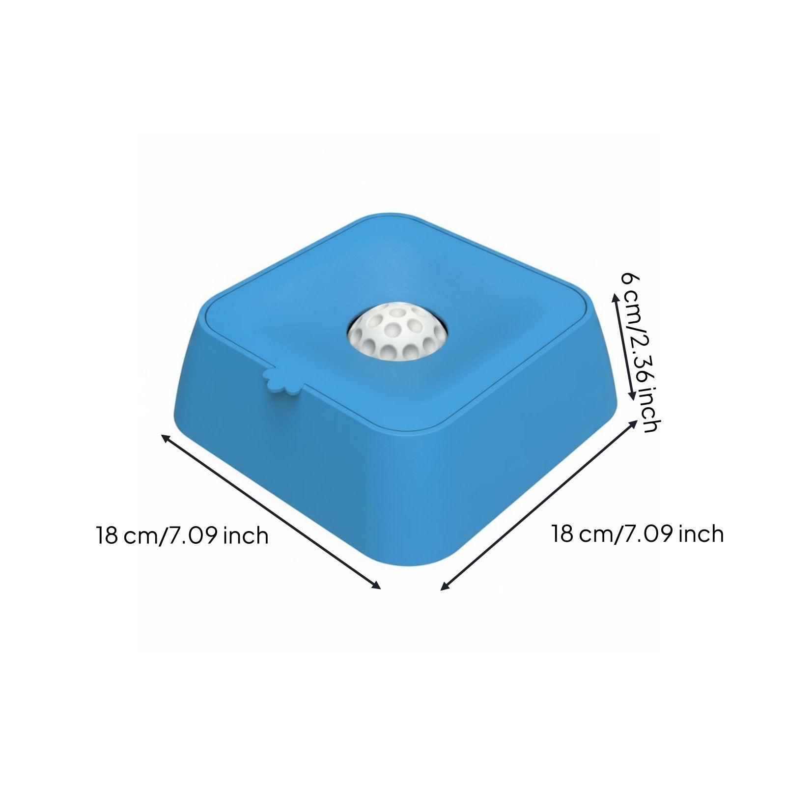 Slow Feeder Bowl Easy to Hygienic Pet Feeding Dishwasher Safe