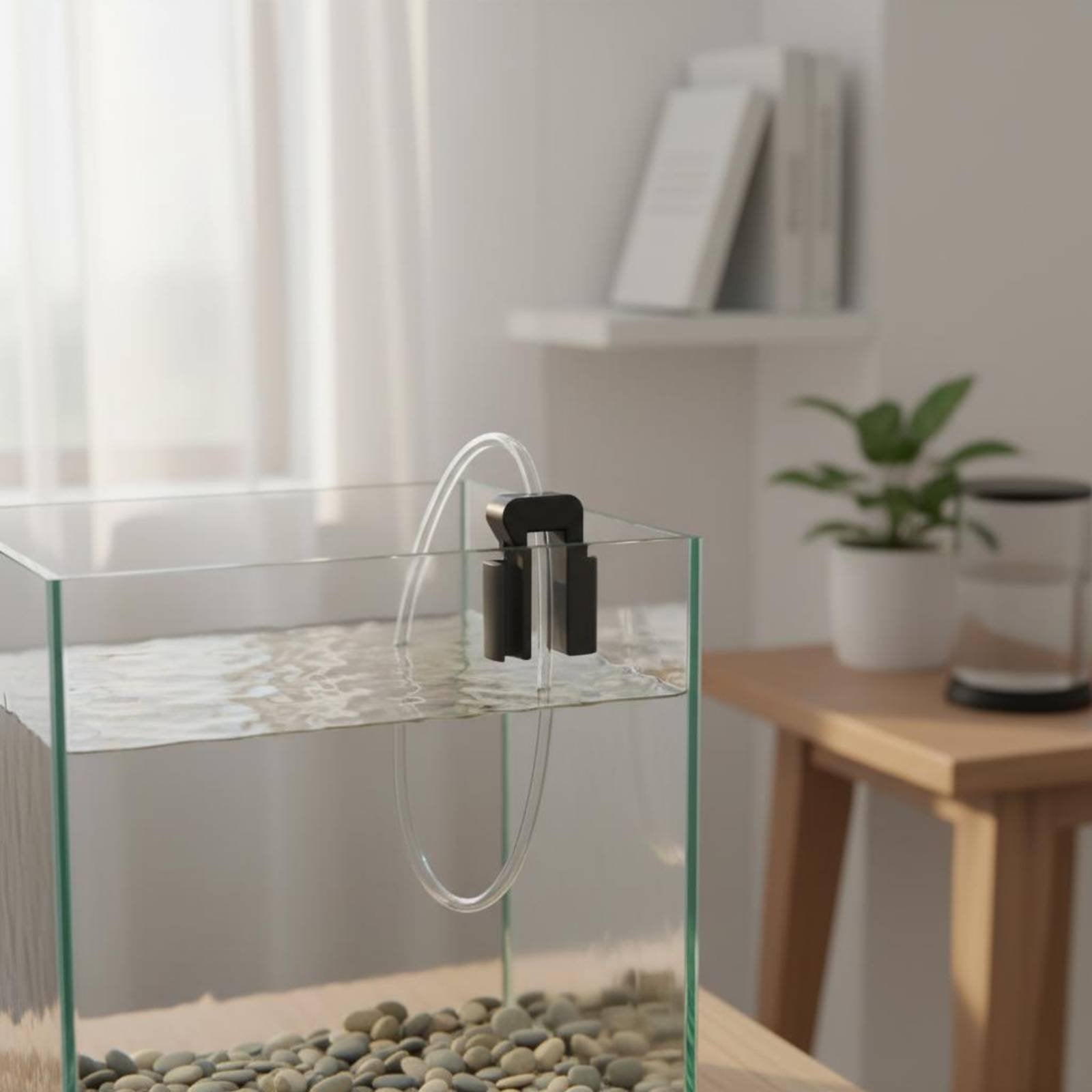 Automatic Water Refill Tube Bracket Small Size Aquatic Aquarium Pipe Holder