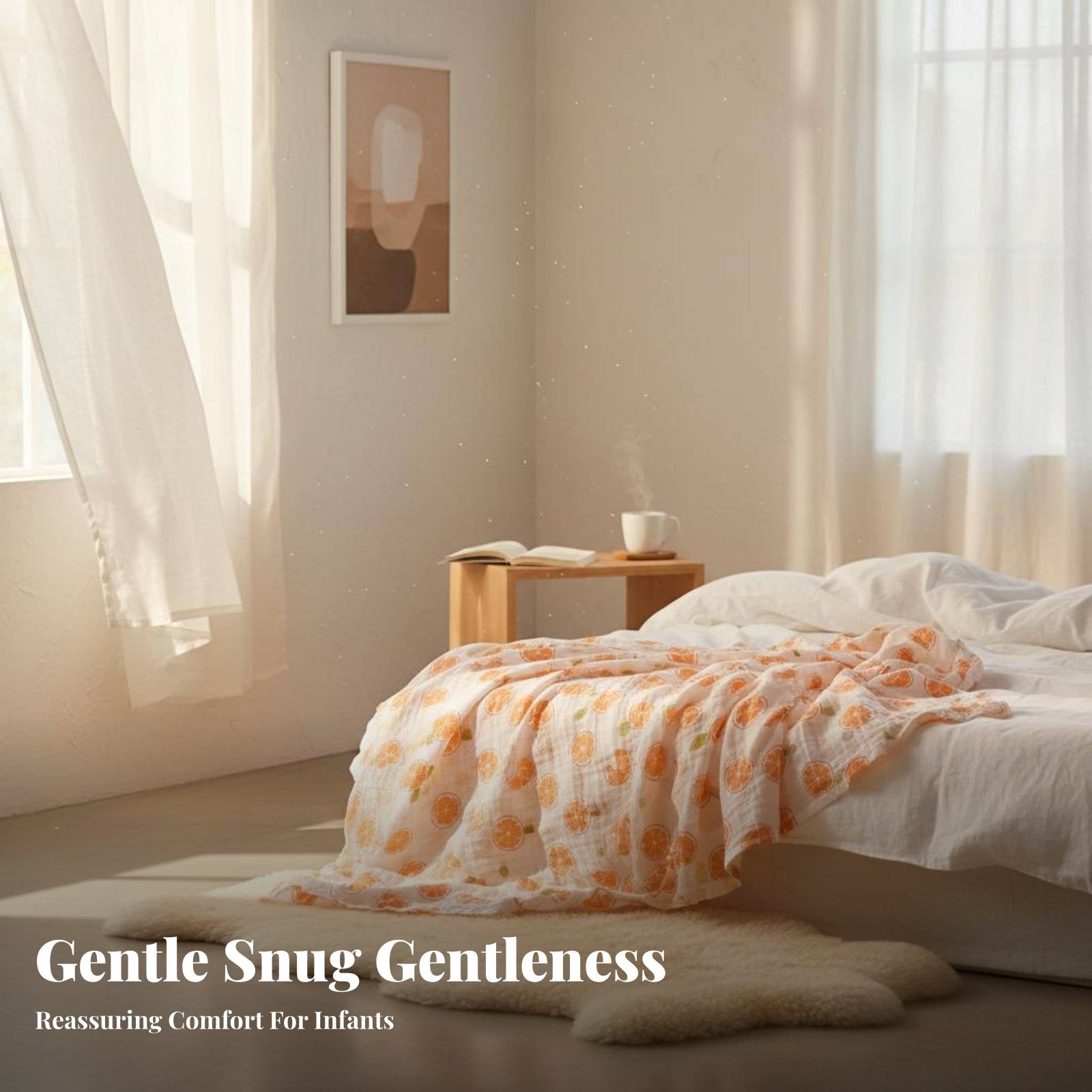 Double-Layer Printed Coverlet Breathable Towel Blanket Absorbent for Summer Use