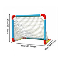 Kids Mini Soccer Net Easy Assembly Outdoor Toy Parent-Child Interaction