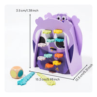 Wooden Owl Board Game Early Learning Wooden Owl Game Parent-Child Play