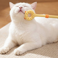 Telescopic Pet Scratcher Textured Pet Toy Dangling Cords
