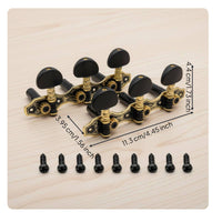 113 Mm Guitar Tuning Pegs Semiexposed Design Classical Guitar Tuner Set