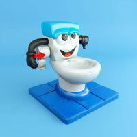 Squirting Toilet Toy Funny Water Spray Game Easy to Play for Party, Family Time