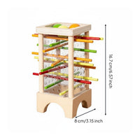 Wooden Stick Insert Game Hand Eye Coordination Wooden Stick Game for Home, Kids
