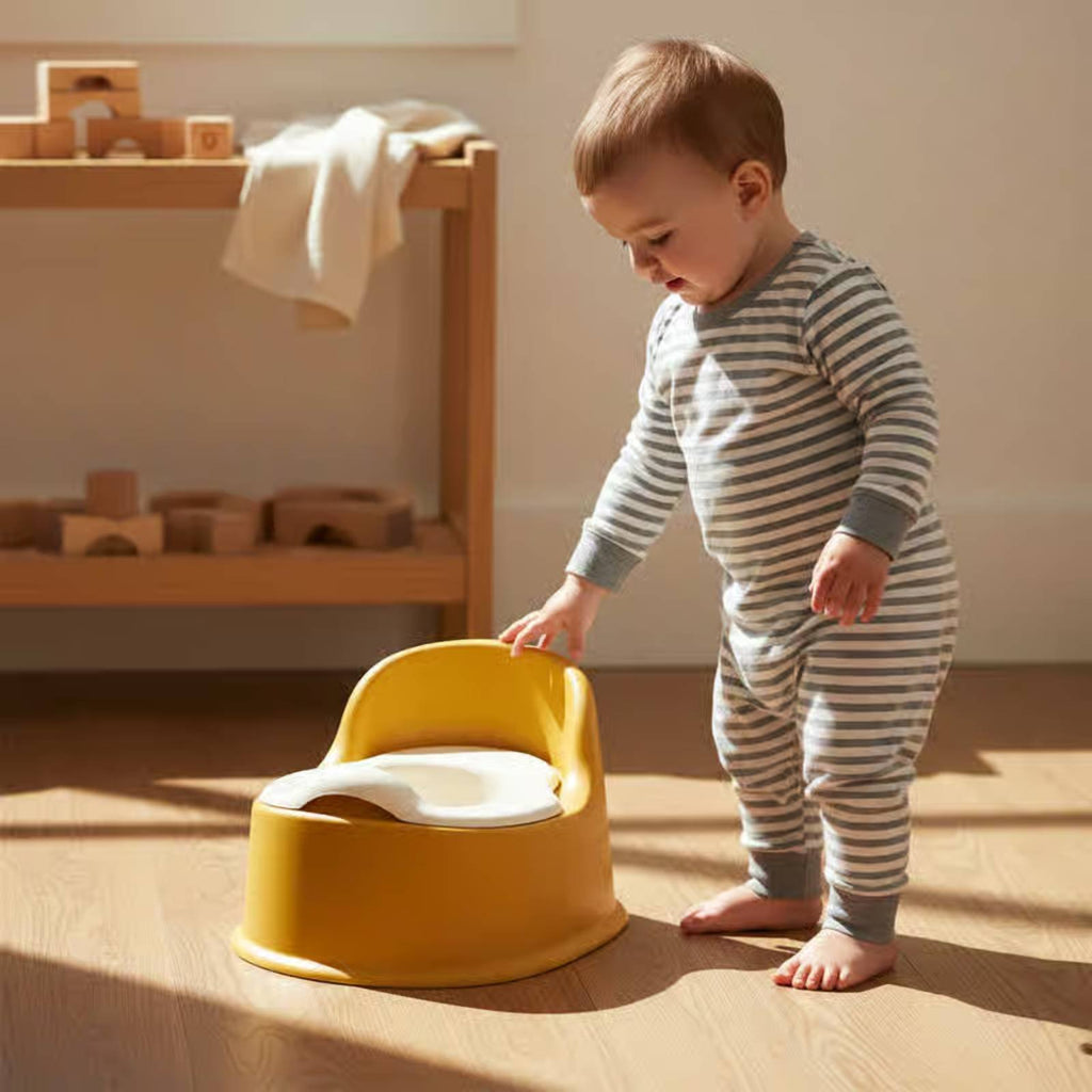 Toddler Potty Chair Easy to Clean Baby Training Toilet Non-Slip Base for Bedroom