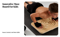 Maze Balance Board Anti-Slip Bottom Training Gear Rounded Corners