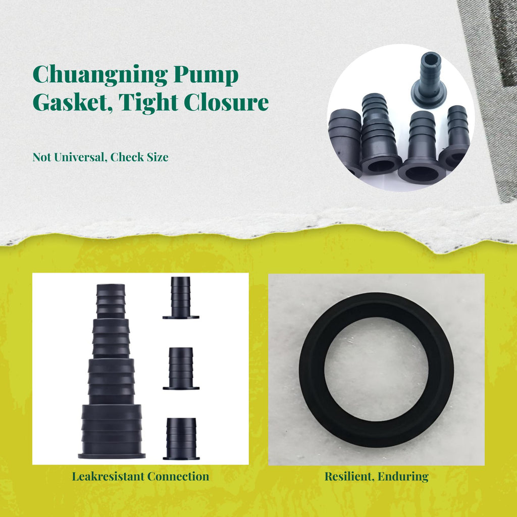 Aquarium plastic pump adapter